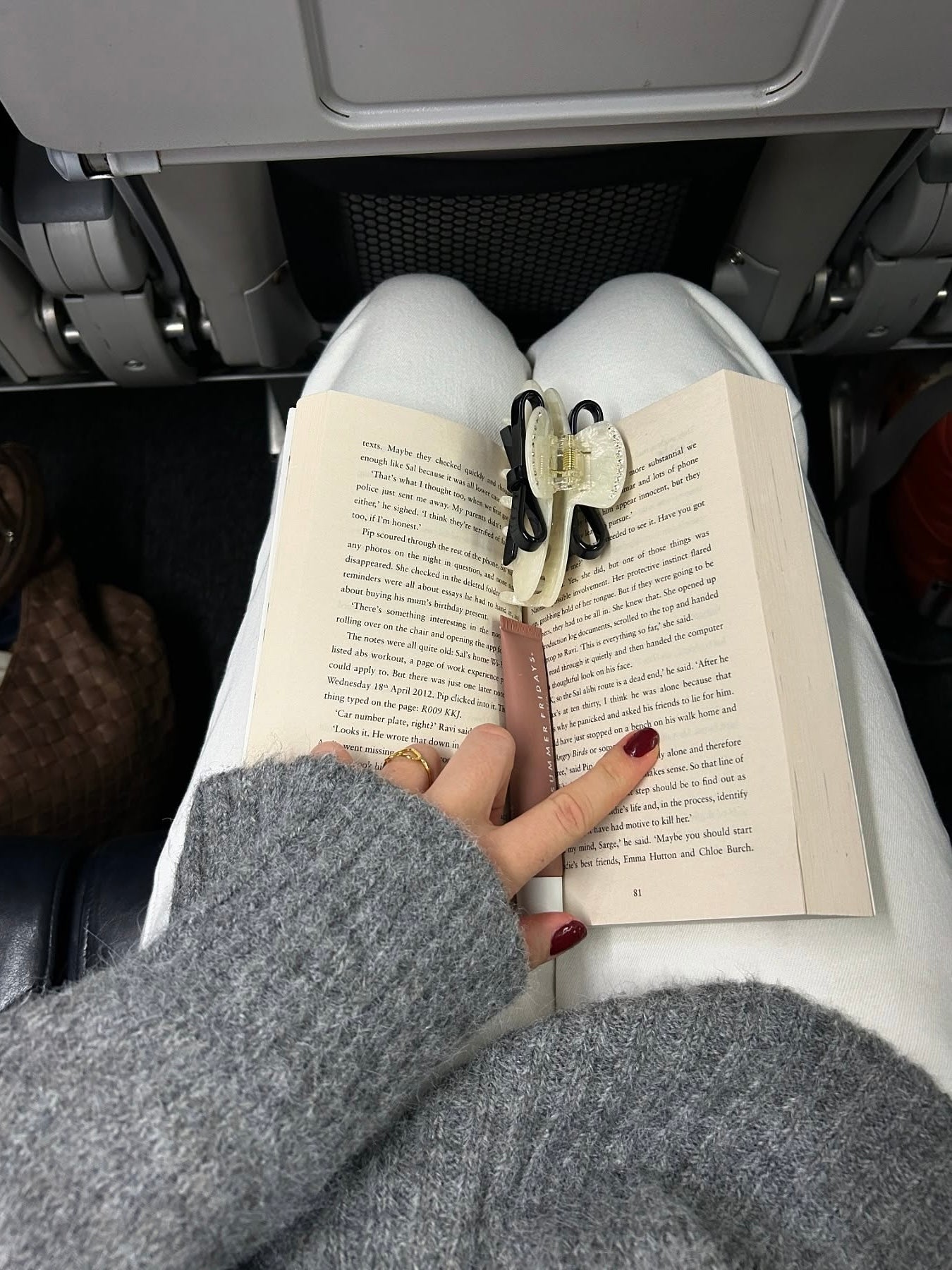 Sløyfe Perfect Hårklype Krem