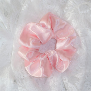 silke scrunchie rosa