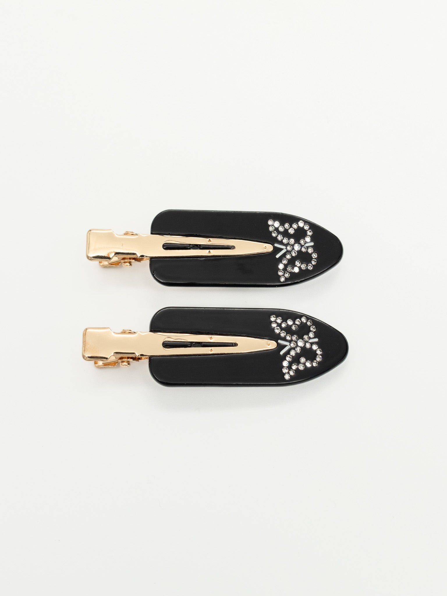 Sommerfugl Duo Hårclips Sort
