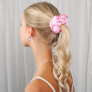 Satin Scrunchie Rosa