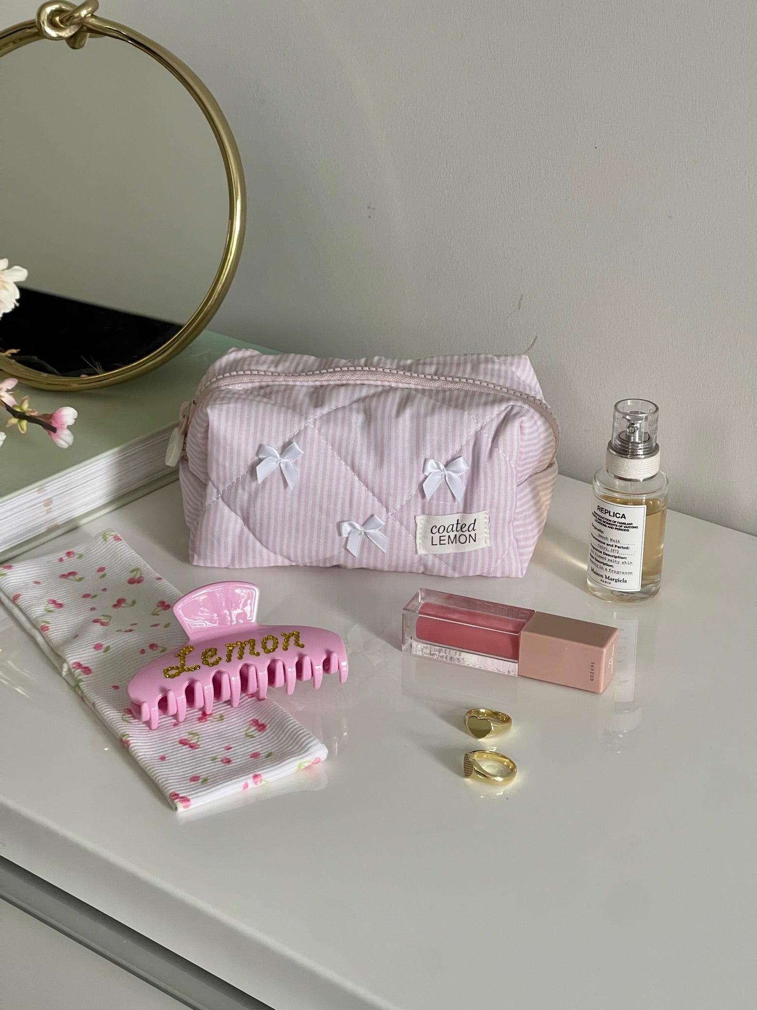 Pink Lemon Custom Hårklype