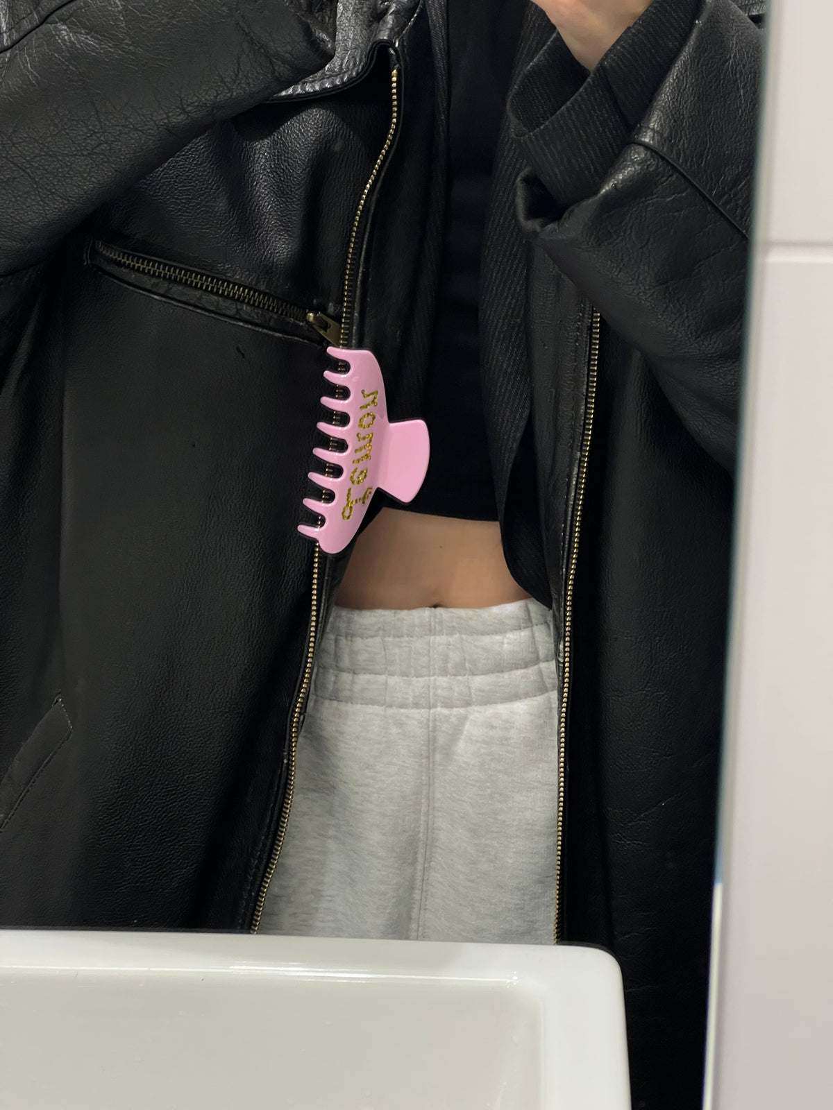 Pink Lemon Custom Hårklype