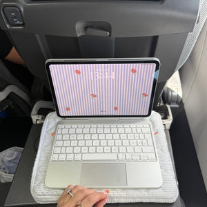 Blå Stripete PC Mappe