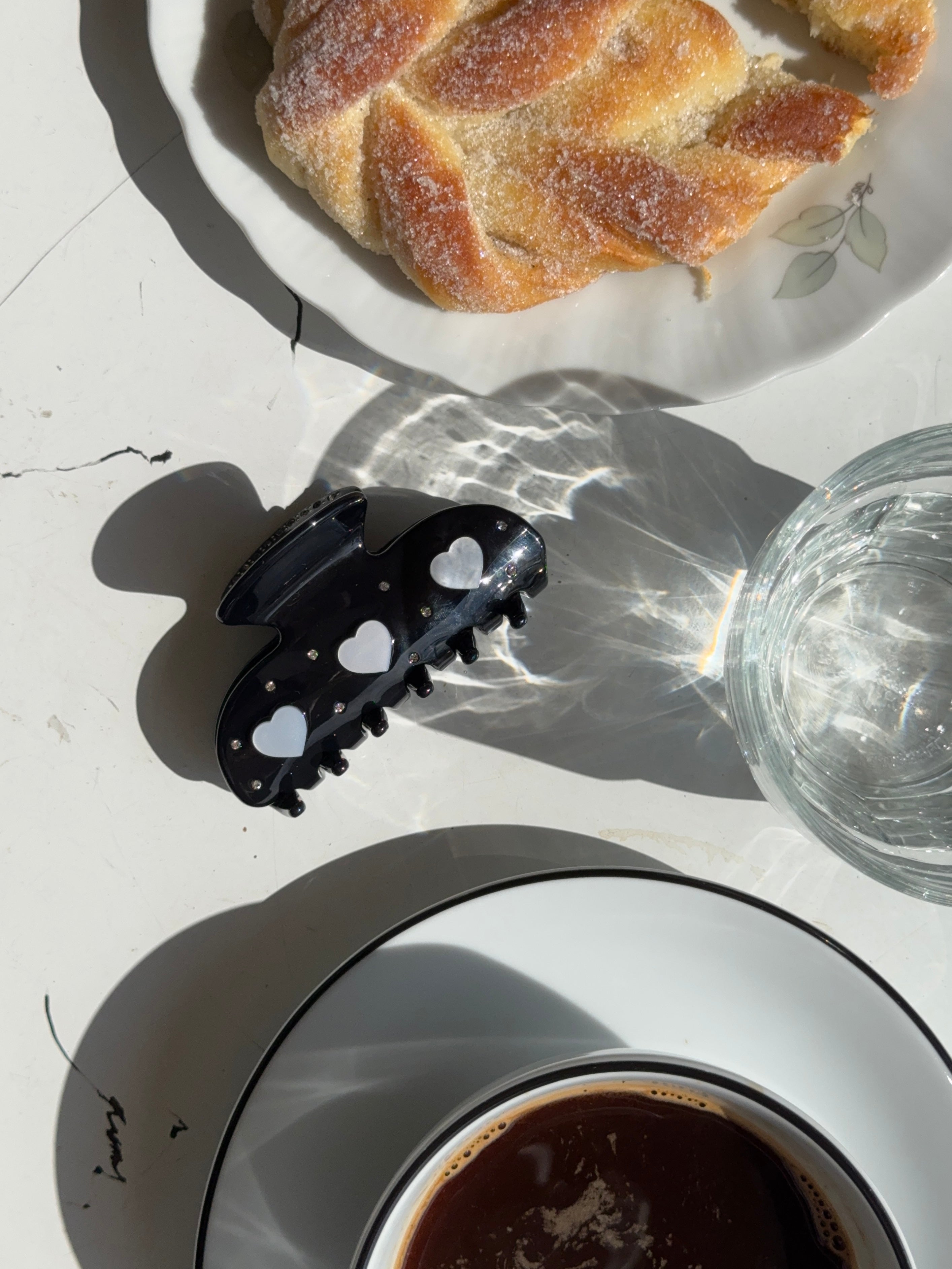 Hjerte Dream Hårklype Sort