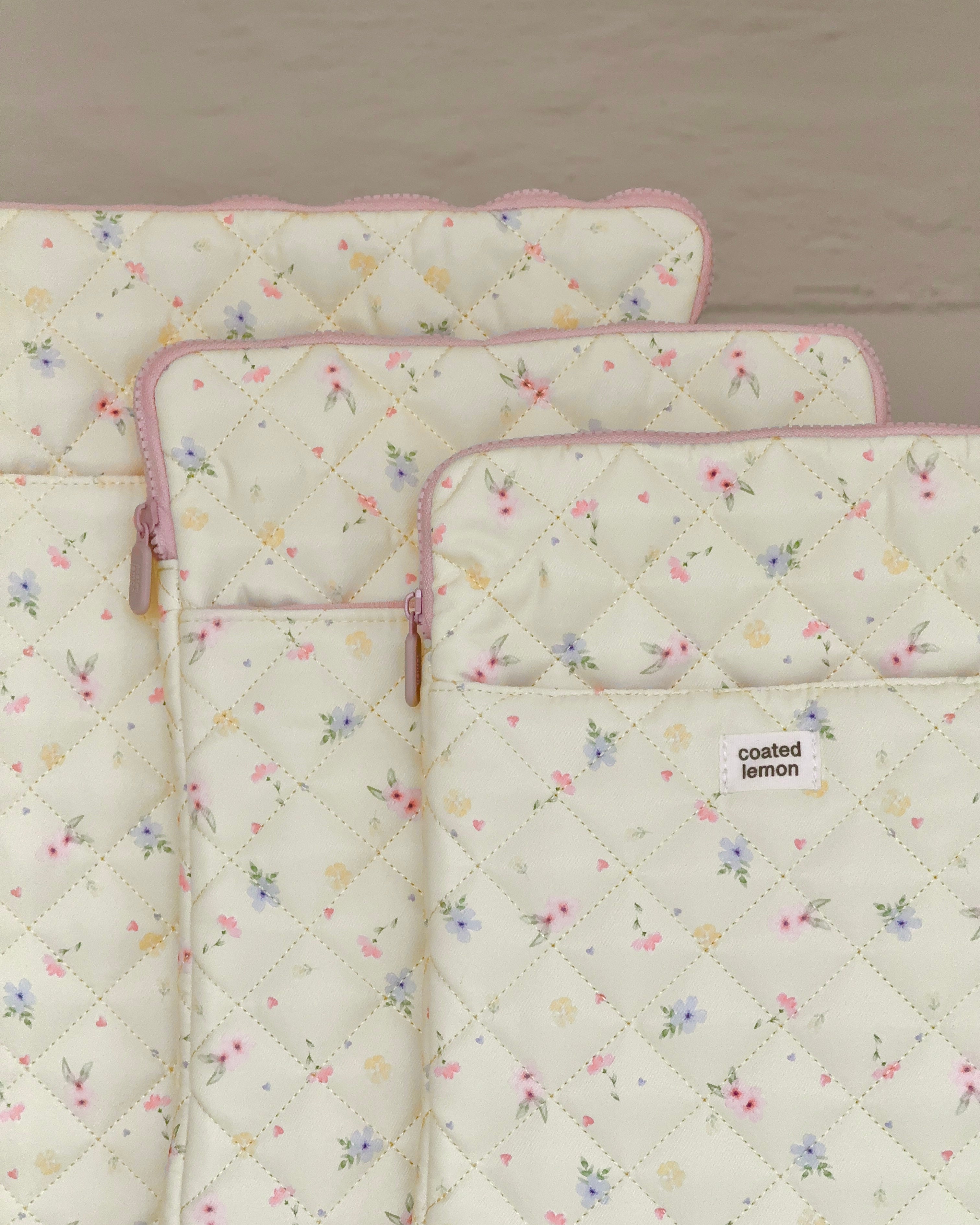 Gul Blomster iPad Mappe
