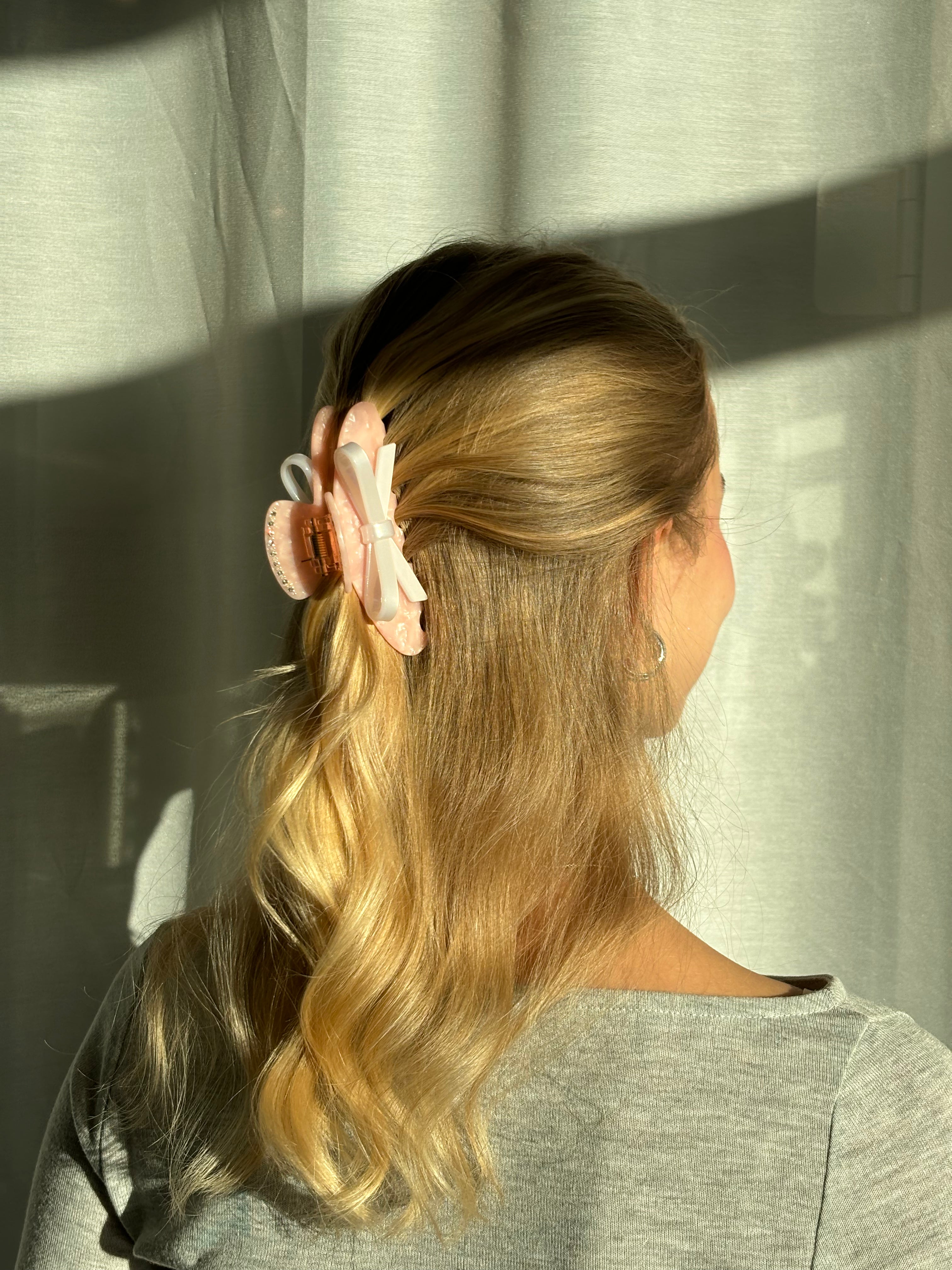 Sløyfe Perfect Hårklype Rosa