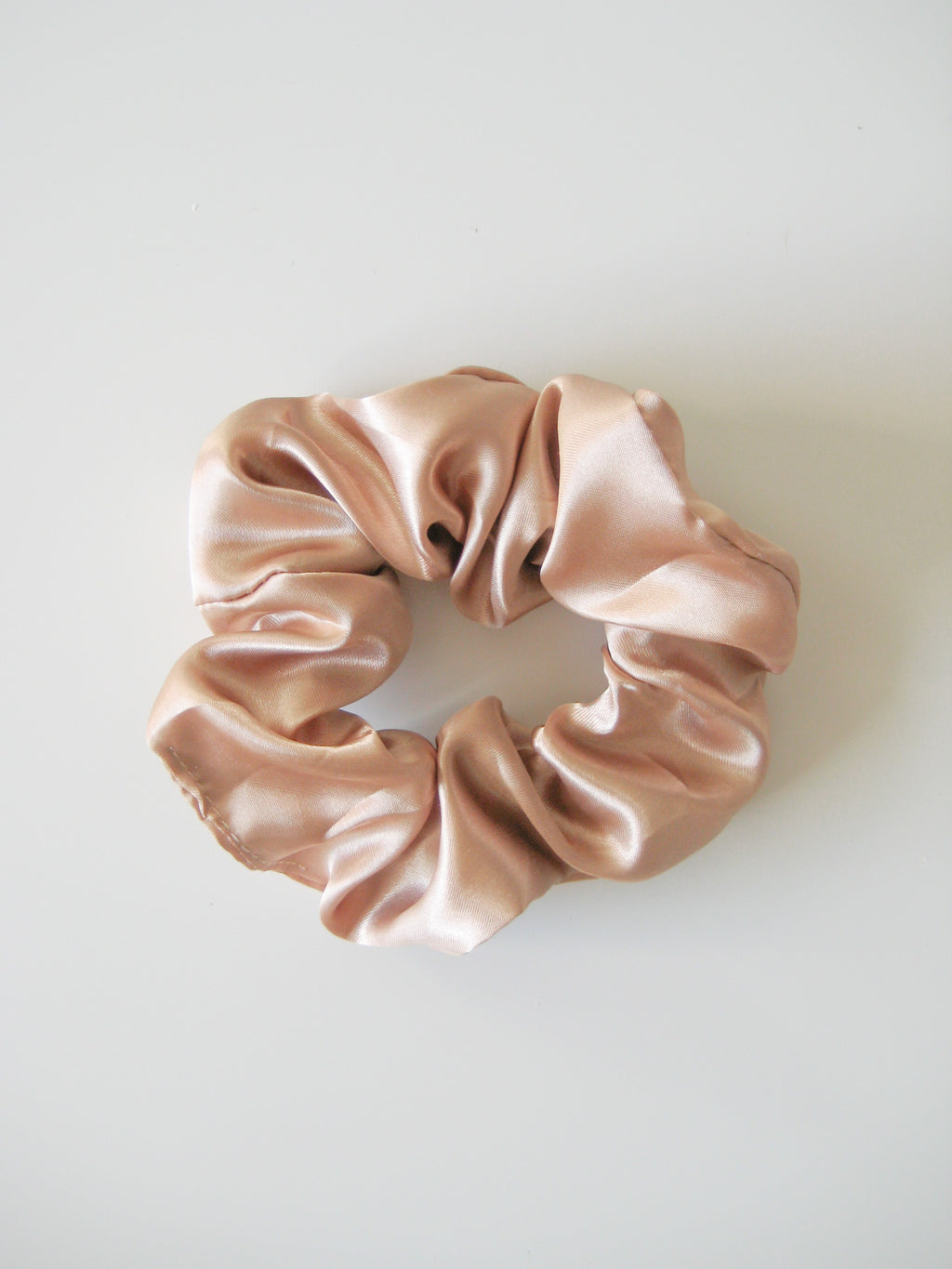 Satin Scrunchie Lys Brun