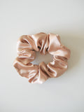 Satin Scrunchie Lys Brun