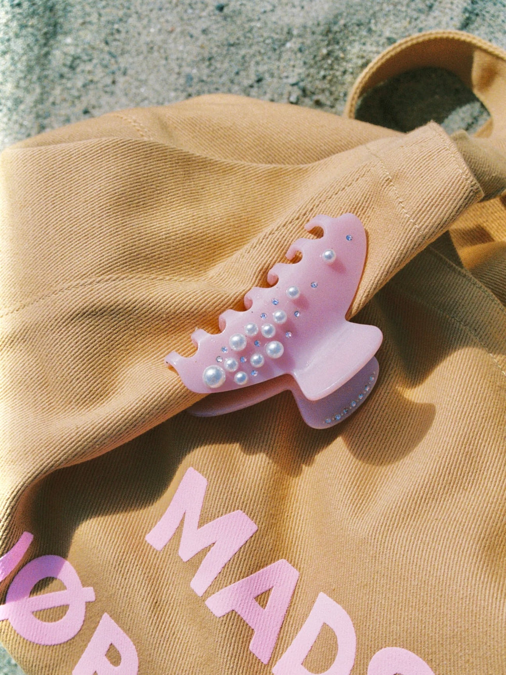 Perle Lucky Hårklype Rosa