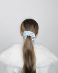 Silke Scrunchie Turkis Blå