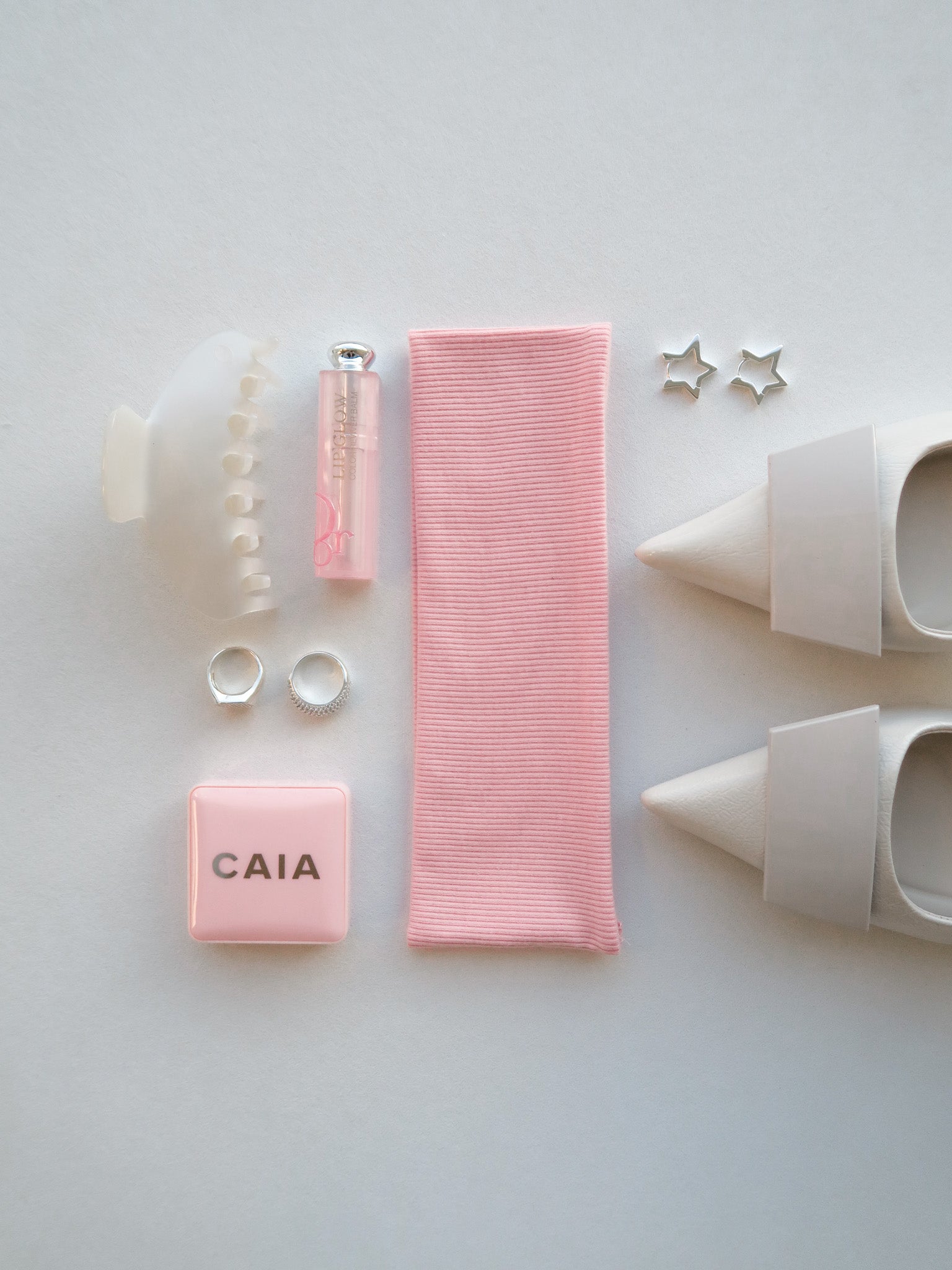 Ribbet Hårbånd Rosa